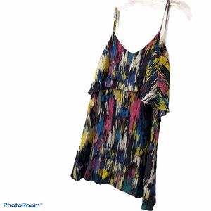 Heart Sun Watercolor Ikat Teddy slip L